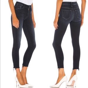 MOTHER Jeans 28 high waist ankle looker gray